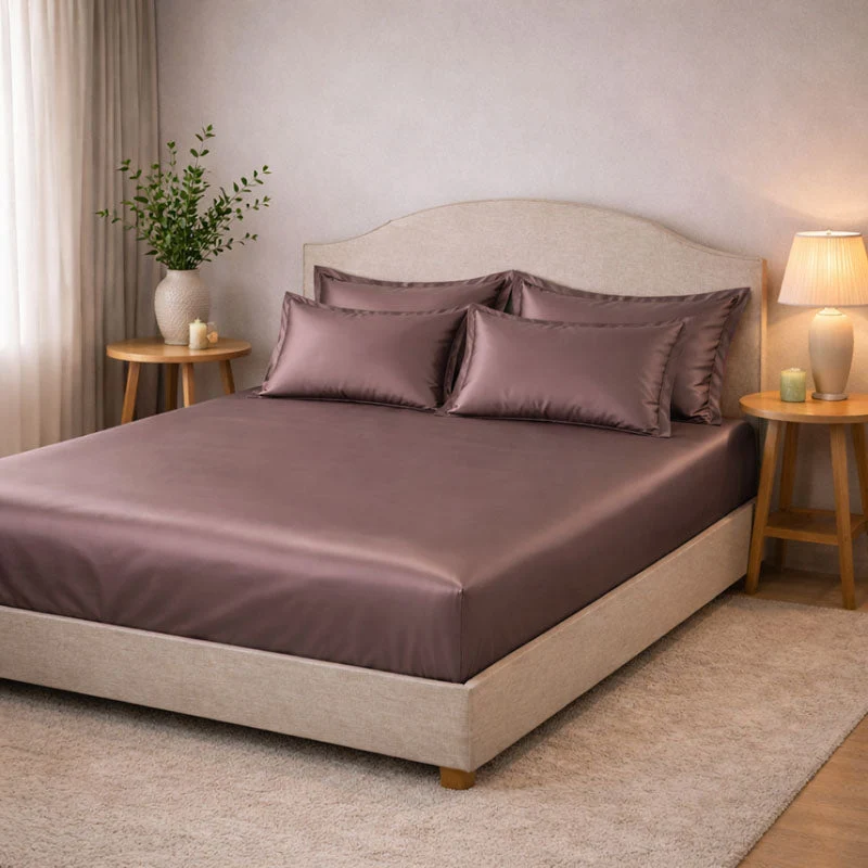 Drap housse en soie 22 mommes