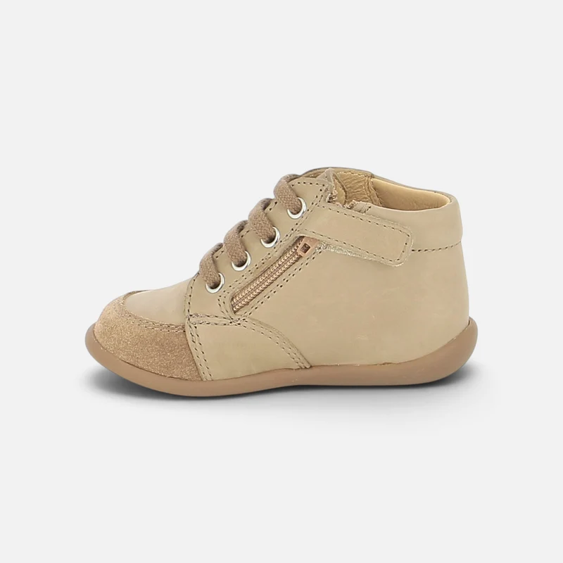 STAND-UP ZIPPY - NAPPA - CHAMOIS