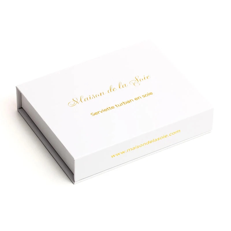 Serviette cheveux en soie