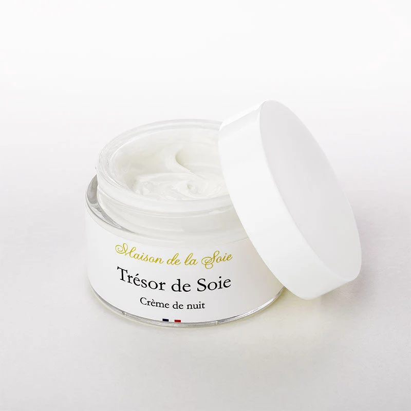 Crème de nuit à base de soie