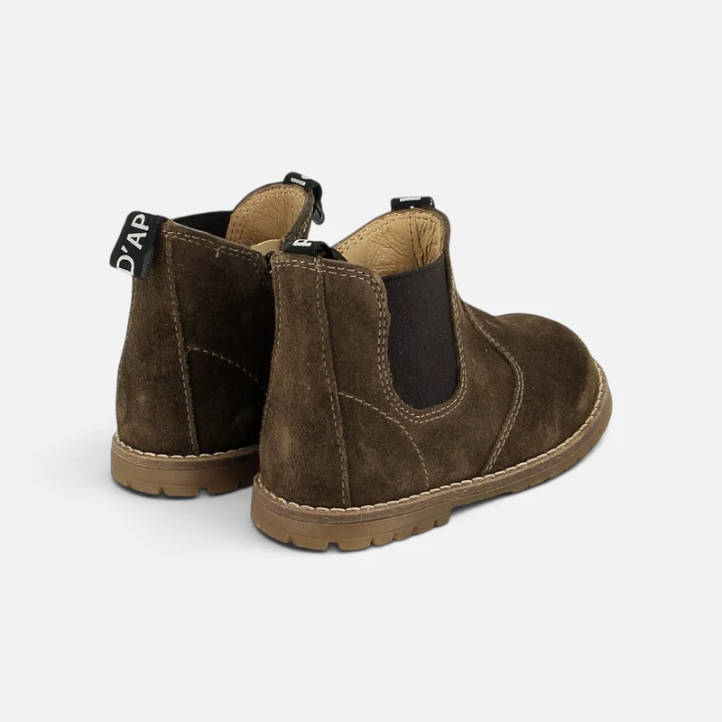 BOB ZIP BOOTS - VELOURS - MOUSSE