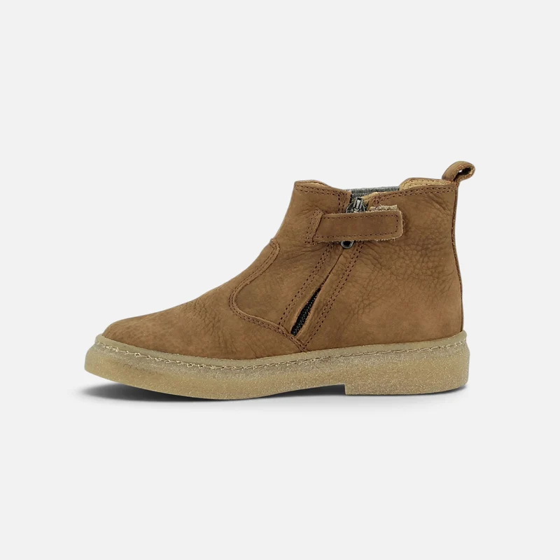 TRIX JOD ZIP - NUBUCK GRAINE - COGNAC