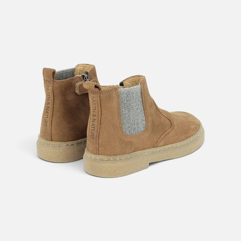 TRIX JOD ZIP - NUBUCK GRAINE - COGNAC