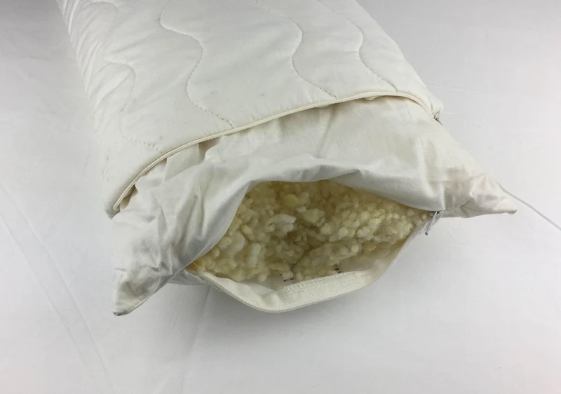 Pack Couette Bi-matière coton et laine bio 4 saisons Edelweiss + oreillers