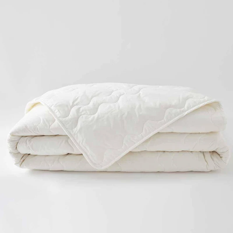 Pack couette bébé bi-matière coton bio & laine bio Edelweiss