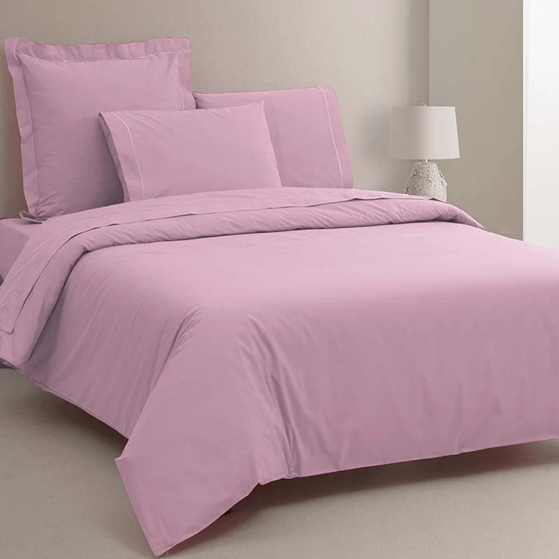 Drap plat en percale de coton