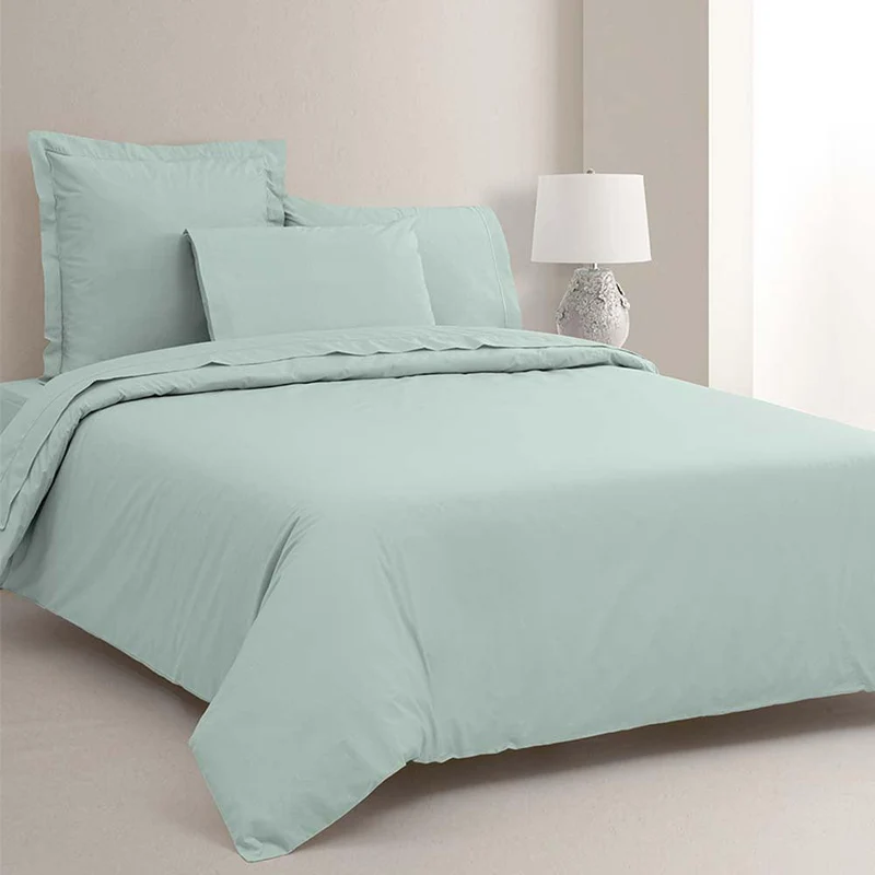 Drap plat en percale de coton