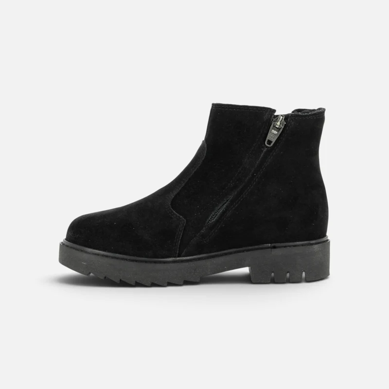 SID JOD ZIP FUR - VELOURS - NOIR SEM NOIRE