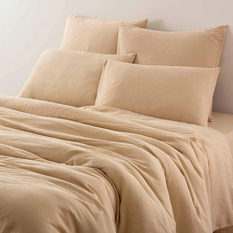 Parure de lit en gaze de coton