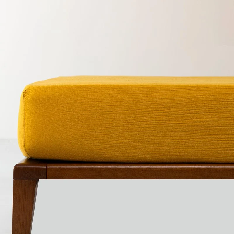 Drap housse en gaze de coton