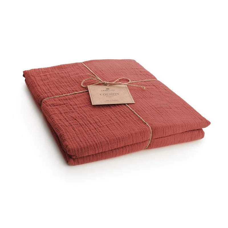 Drap housse en gaze de coton