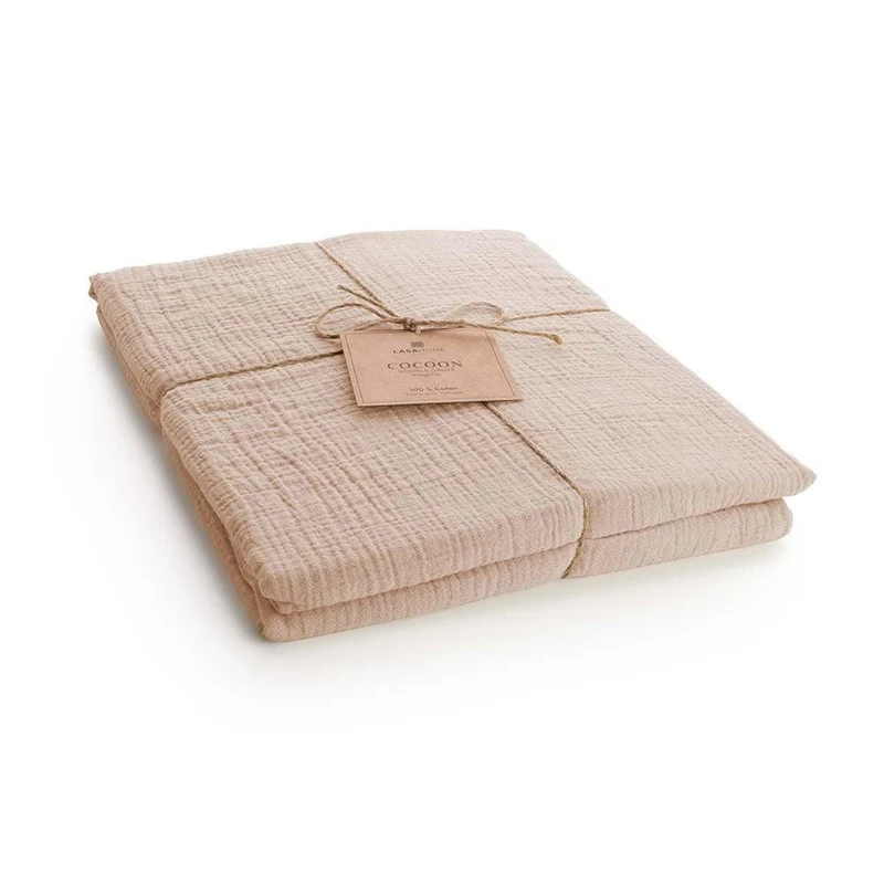 Drap plat en gaze de coton