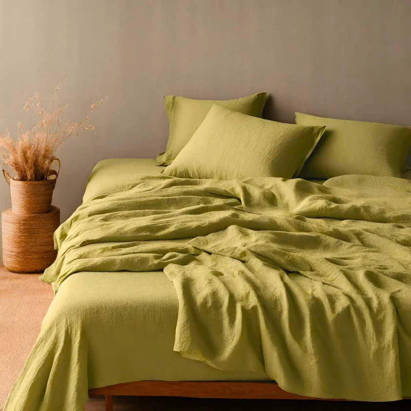 Drap plat en gaze de coton
