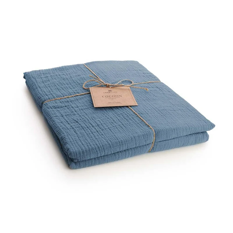 Drap plat en gaze de coton
