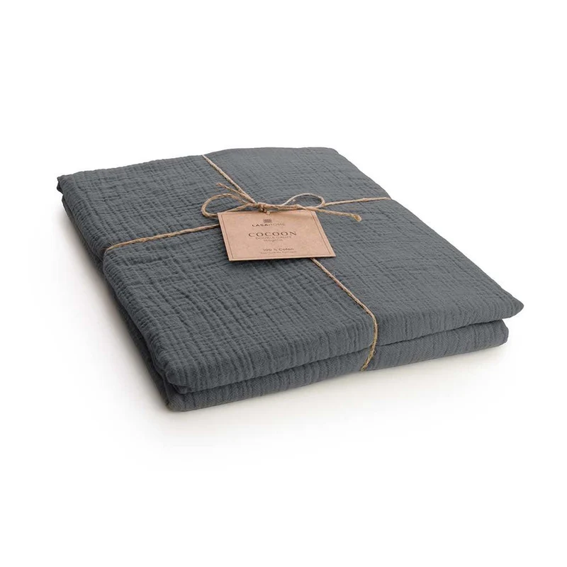 Drap plat en gaze de coton