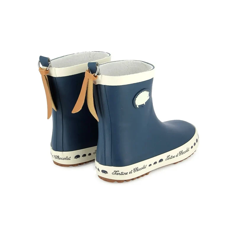 TC WELLY PATCH - CAOUTCHOUC - NAVY