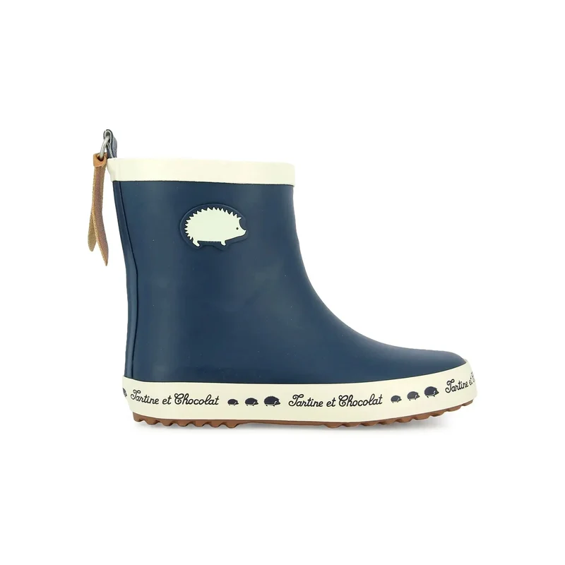 TC WELLY PATCH - CAOUTCHOUC - NAVY
