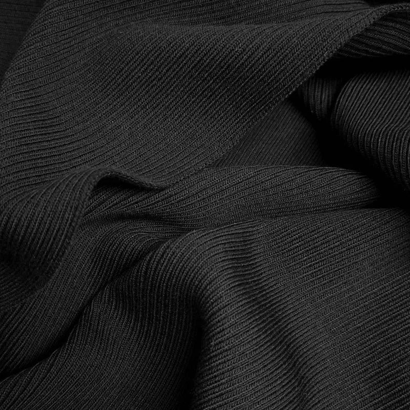 Bord-côte pour manteau Canada Goose Deadstock – Côte 2×2 | Noir