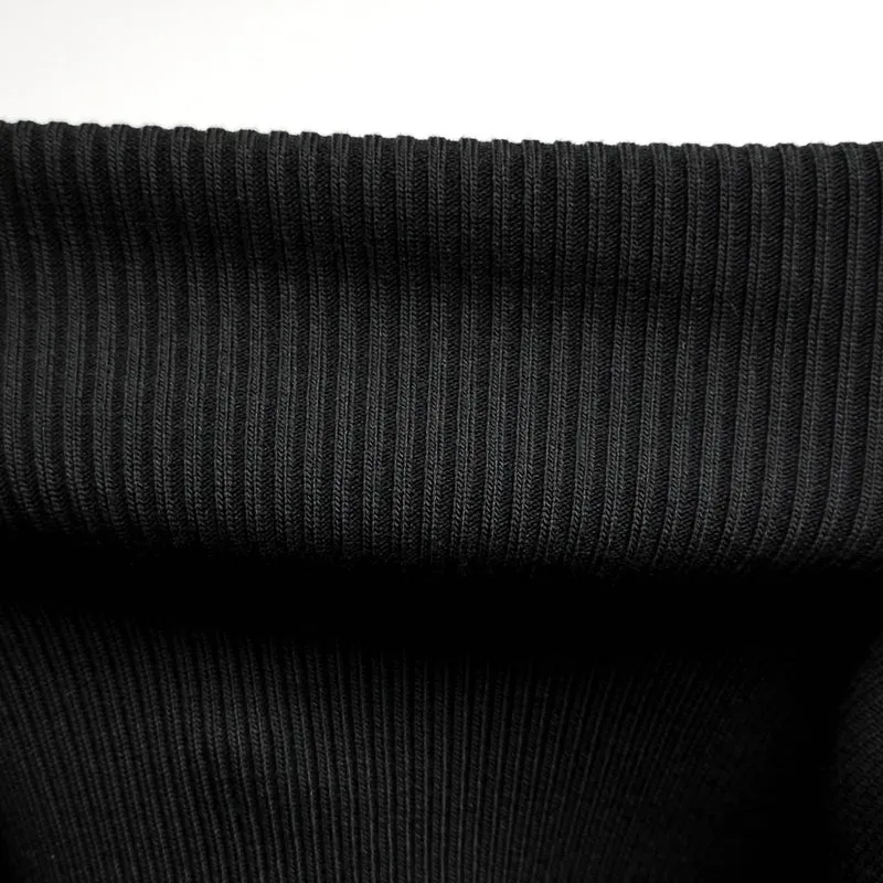 Bord-côte pour manteau Canada Goose Deadstock – Côte 2×2 | Noir