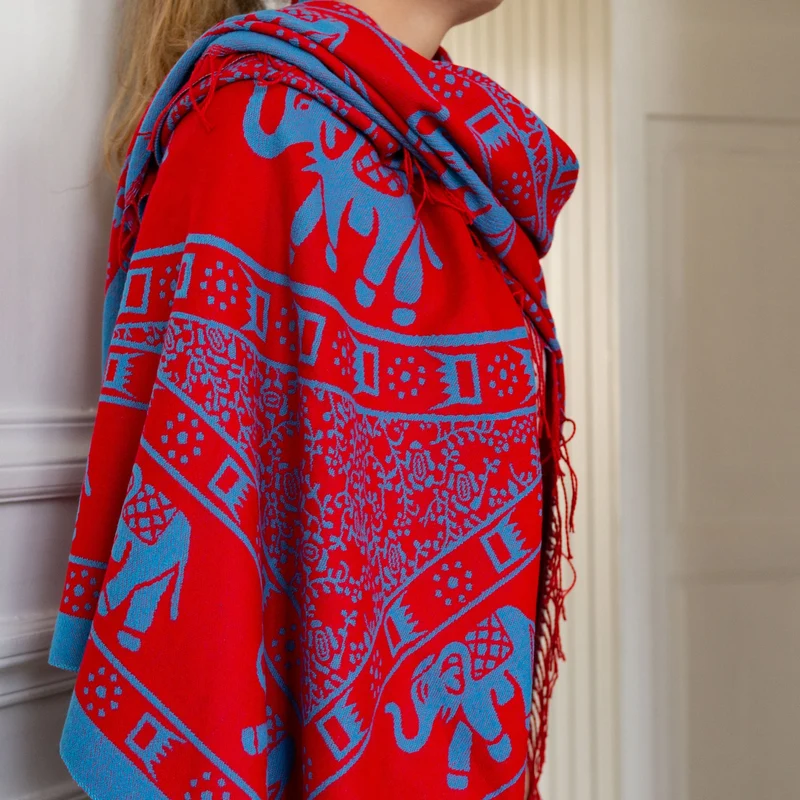 Foulard cachemire de pashmina Axelle
