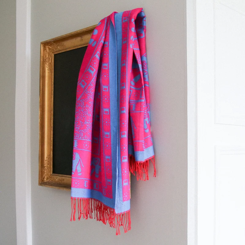Foulard cachemire de pashmina Axelle