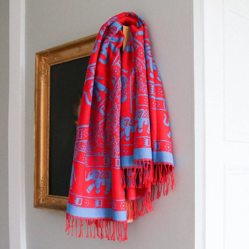 Foulard cachemire de pashmina Axelle