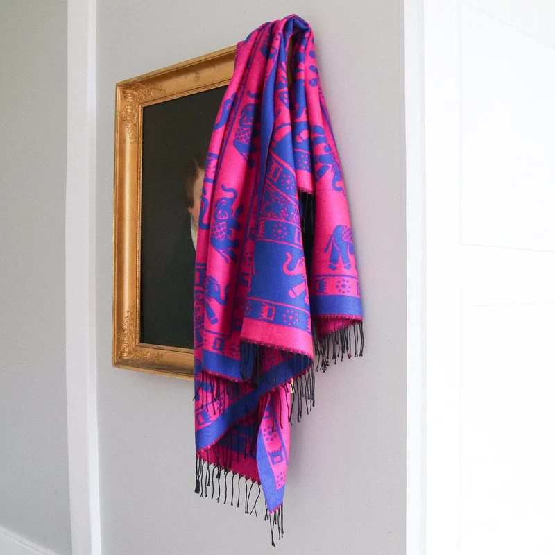 Foulard cachemire de pashmina Axelle