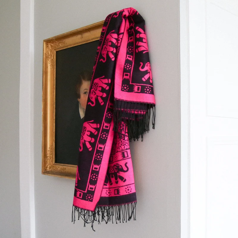Foulard cachemire de pashmina Axelle