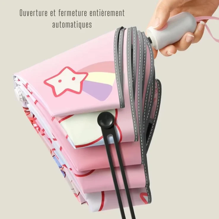 Éclipse - Parapluie enfant, sécuritaire, à plis.