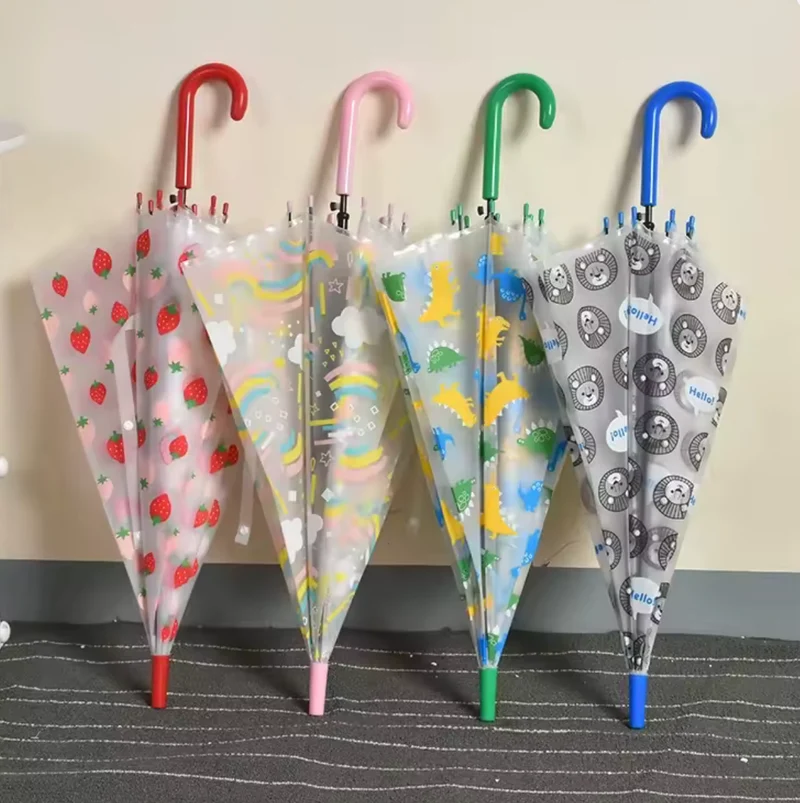 ClearJoy - Parapluie enfant transparent.