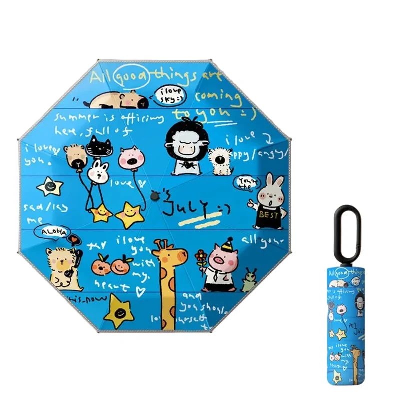 HappyRain - Parapluie enfant, sécurité réfléchissante.