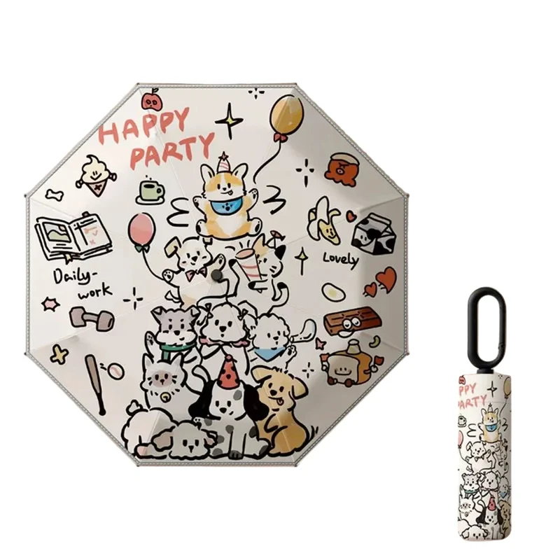 HappyRain - Parapluie enfant, sécurité réfléchissante.