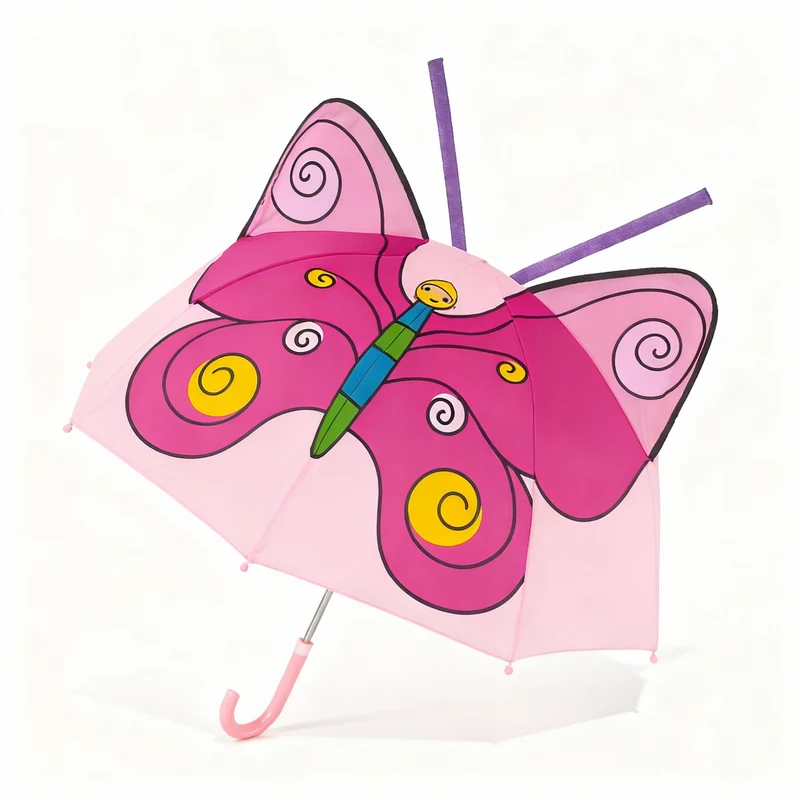 ColorDrop 3D - Parapluie enfant motif 3D.