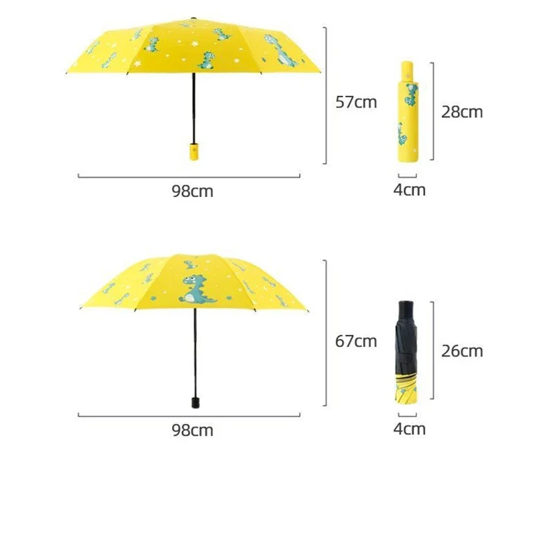 PetitRex - Parapluie enfant, pliant, compact et léger.