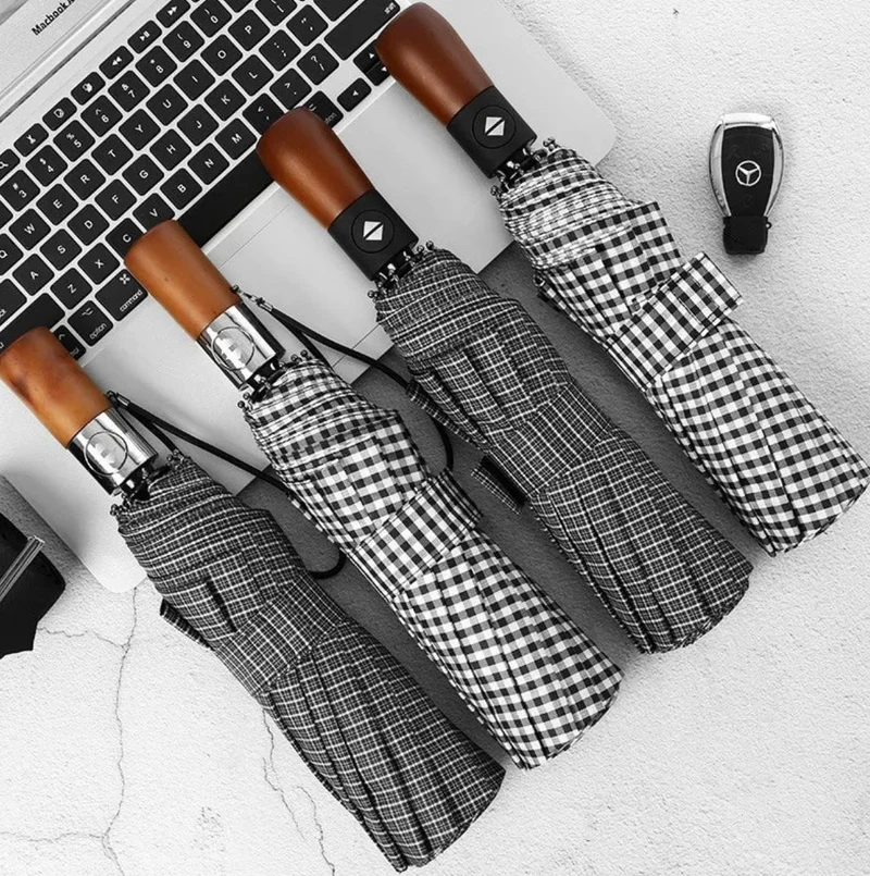 NomadRain - Parapluie pliant, compact, automatique.