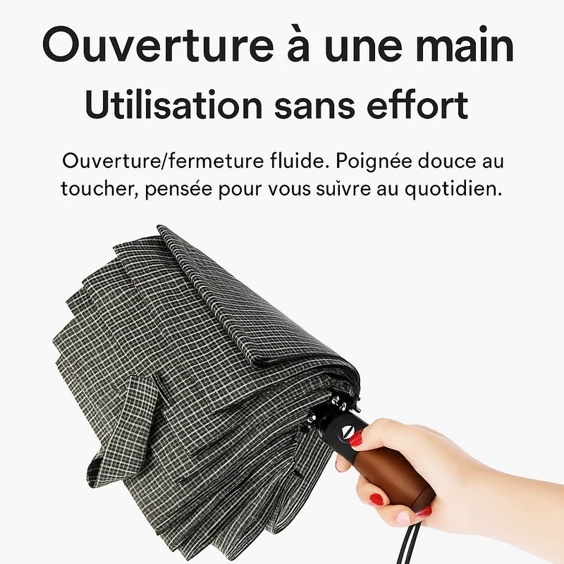 NomadRain - Parapluie pliant, compact, automatique.