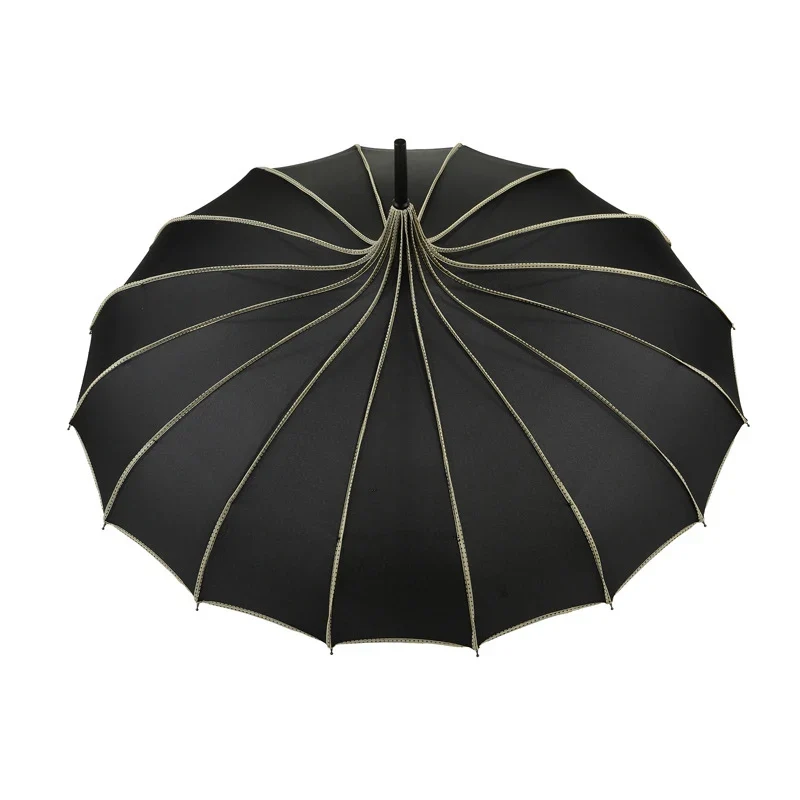 Pagoda - Parapluie femme, design pagode, large protection.