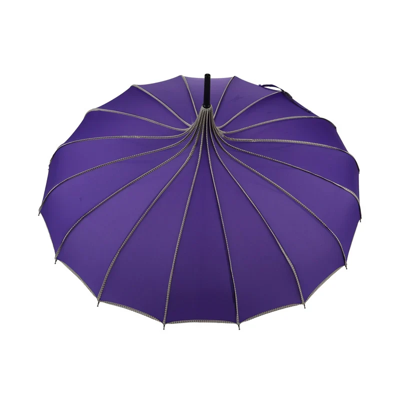 Pagoda - Parapluie femme, design pagode, large protection.