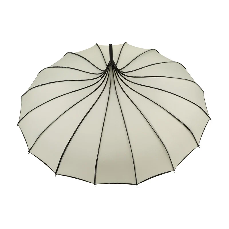 Pagoda - Parapluie femme, design pagode, large protection.