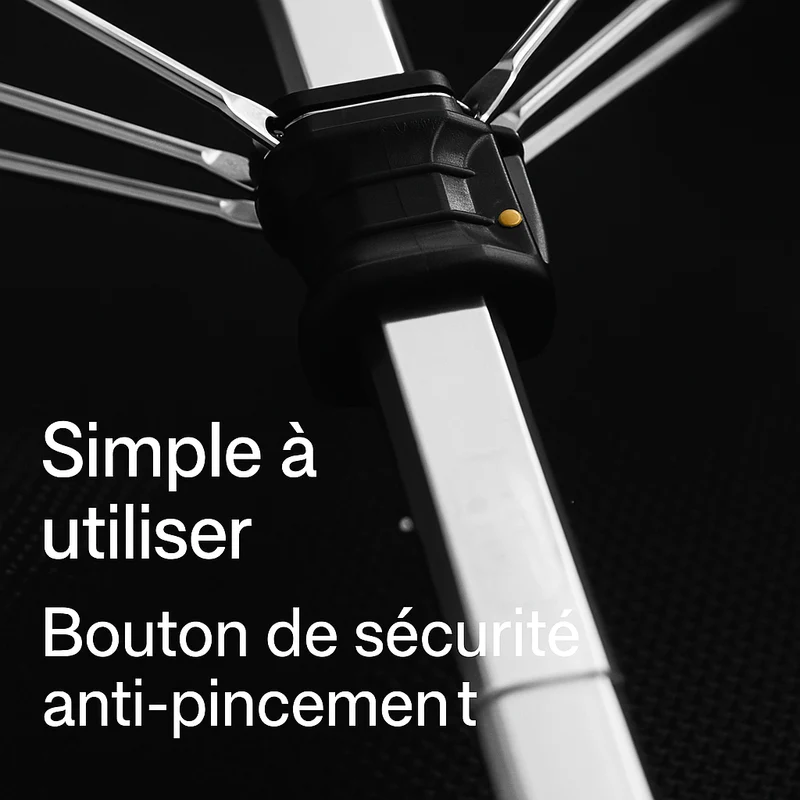 Olycat - Parapluie pliant, compact, plat, automatique.