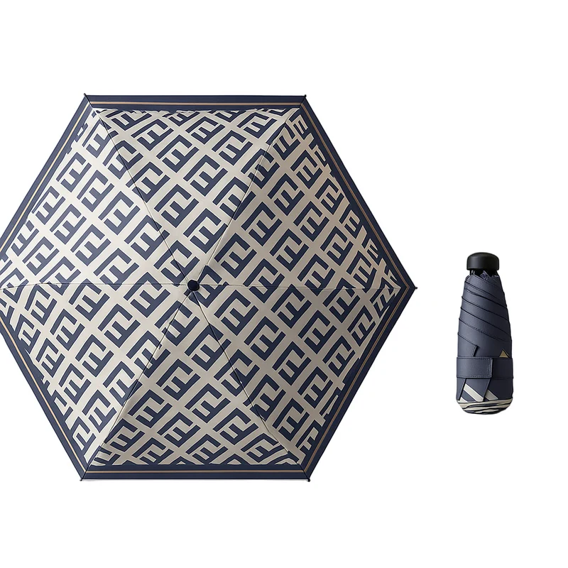 Voyageur 5 - Parapluie pliant, compact, securisé.