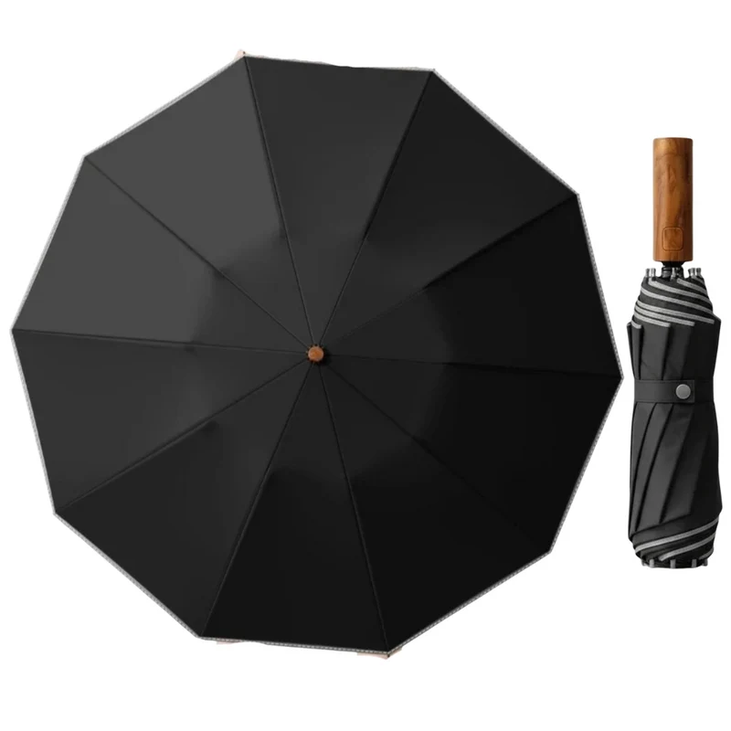 DryFlip - Parapluie pliant, inversé, sécurisé, automatique.