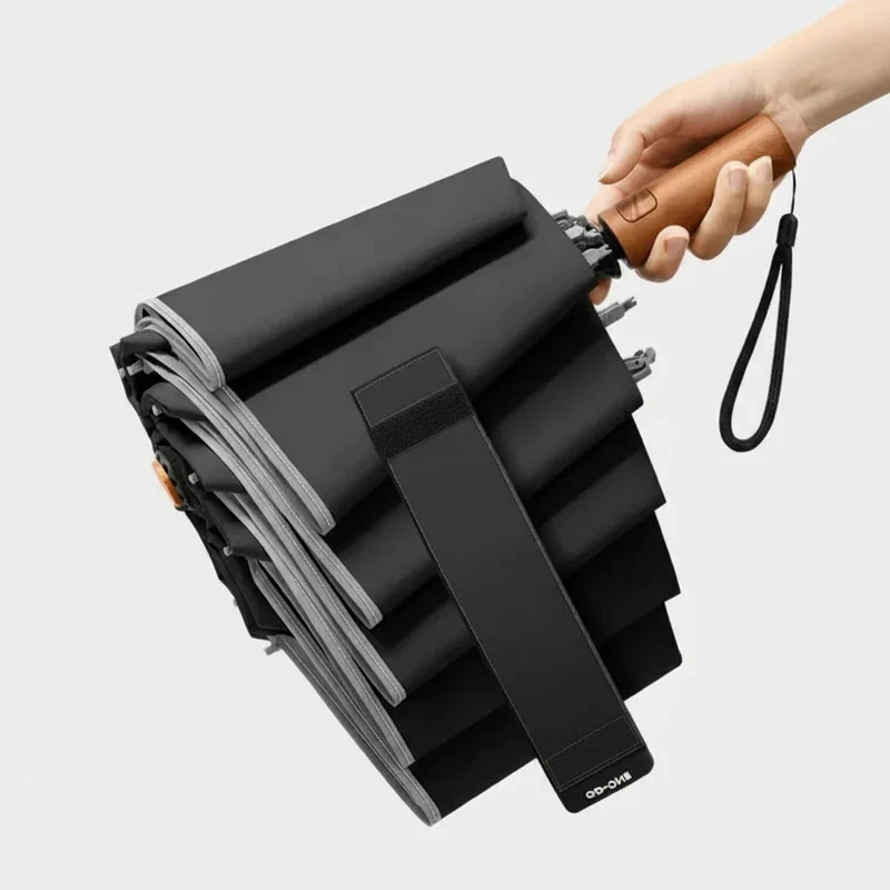 DryFlip - Parapluie pliant, inversé, sécurisé, automatique.