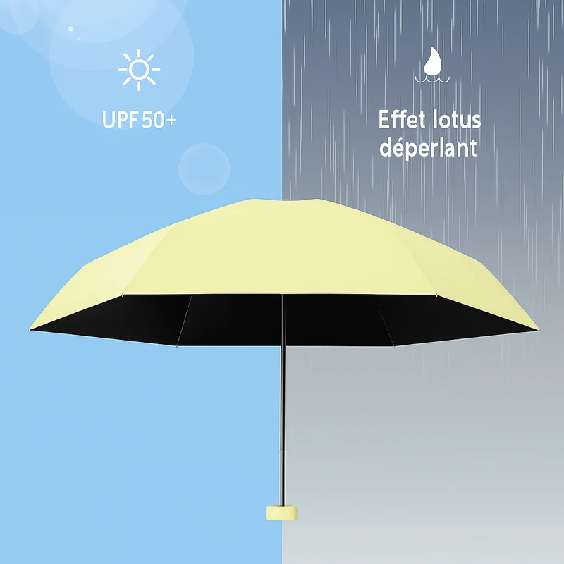 PocketShade - Parapluie pliant, ultra compact, robuste.