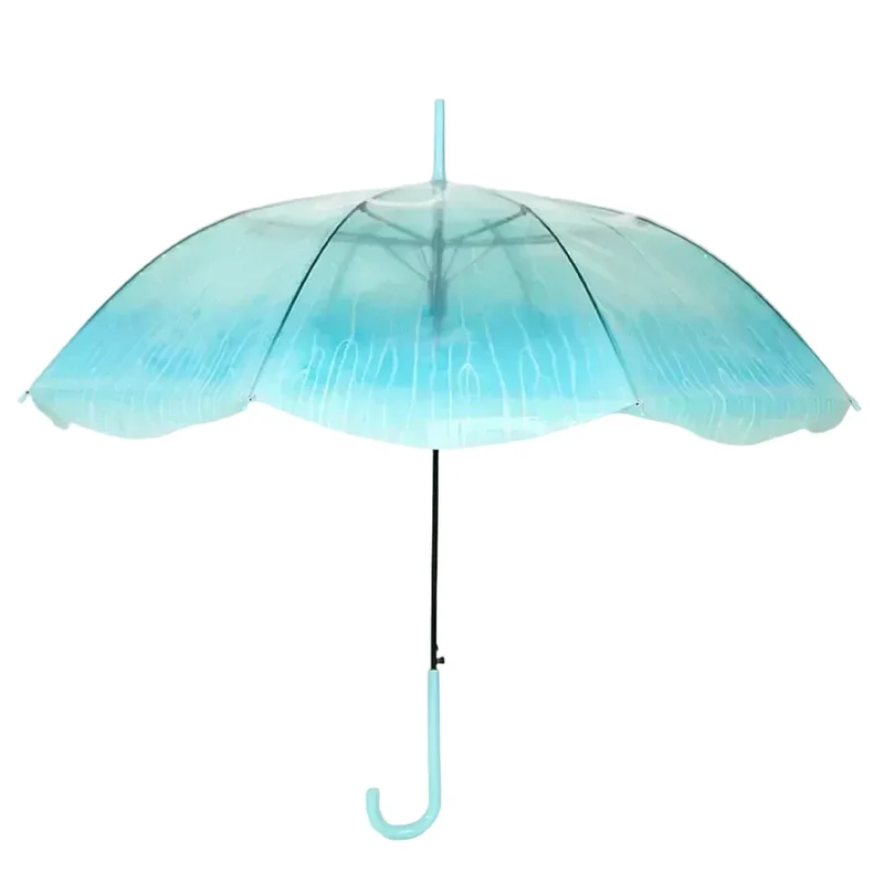 Médusea - Parapluie transparent, design méduse, resistant au vent.