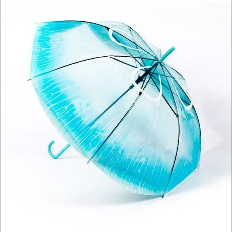 Médusea - Parapluie transparent, design méduse, resistant au vent.