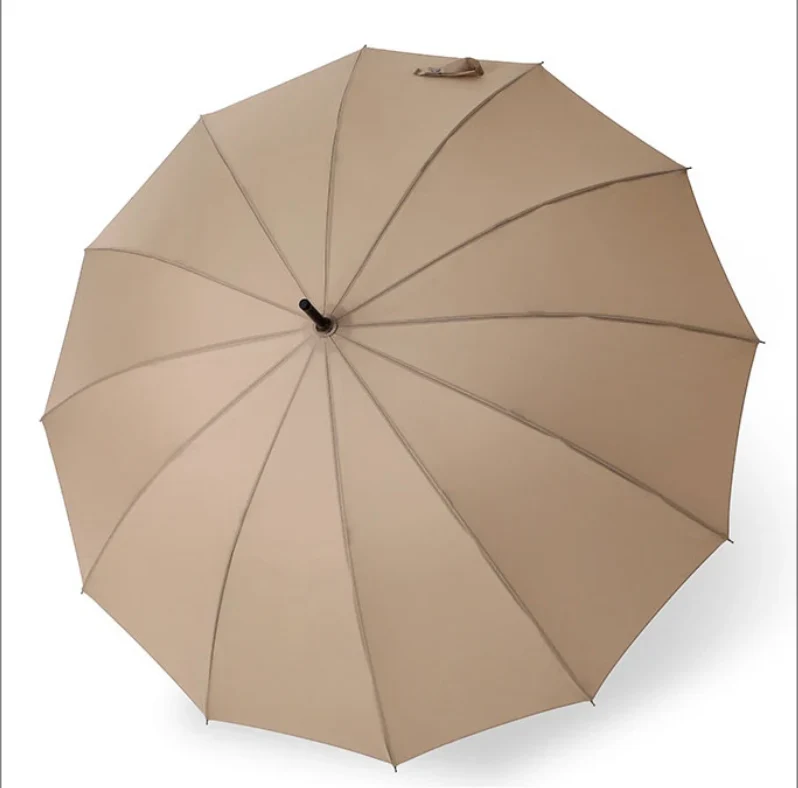 Parachase1123 - Parapluie anglais, long manche, robuste, semi-automatique.