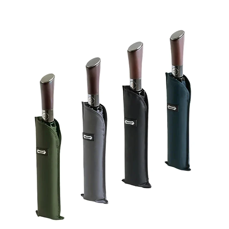 Parachase3262 - Parapluie anglais, pliant compact, large protection, automatique.