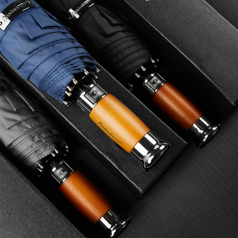 ImperiumCompact - Parapluie anglais, pliant et compact, large protection, robuste, automatique.