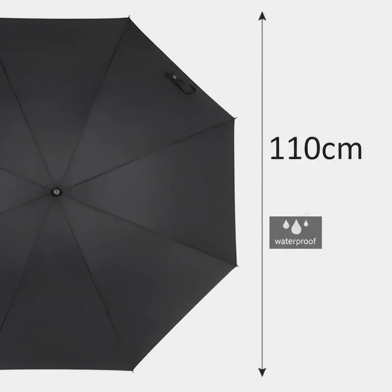Parachase Classique - Parapluie anglais, long manche, raffiné, large protection.